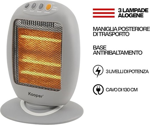 Stufa elettrica alogena - alogena, da