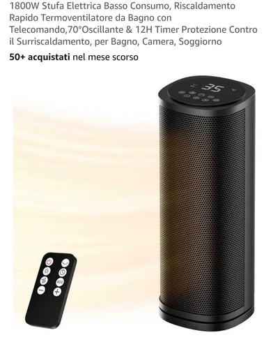1800w stufa elettrica - 1800w,